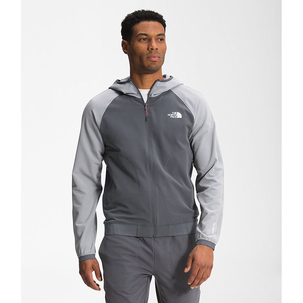 The North Face Hoodie Mens Australia - The North Face Tekware® Fleece Full Zip Grey (LJZ-035194)